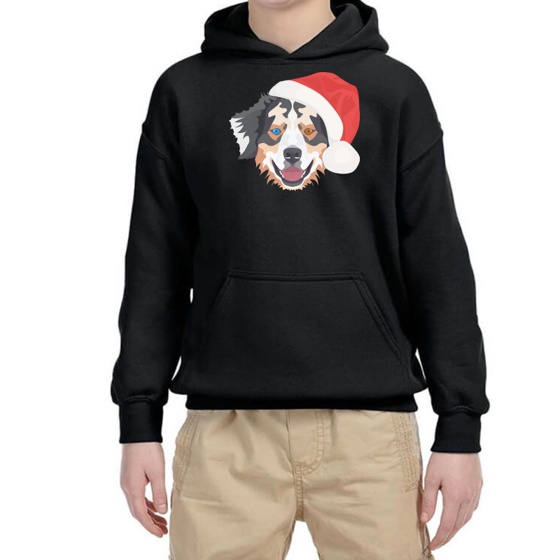 Australian Shepherd T  Shirt Australian Shepherd Xmas Youth Hoodie by bartolettikacey | Artistshot