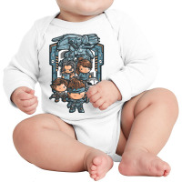 Solid The Chibi Long Sleeve Baby Bodysuit | Artistshot