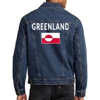 Greenland T Shirt Tee Flag Souvenir Gift Greenlanders T Shirt Men Denim Jacket | Artistshot