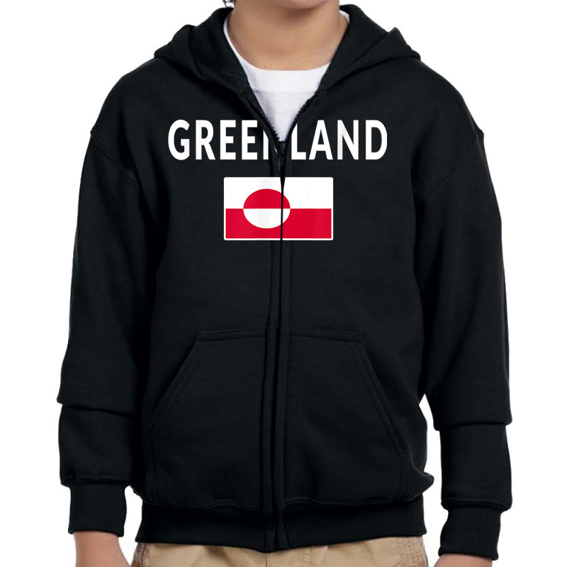 Greenland T Shirt Tee Flag Souvenir Gift Greenlanders T Shirt Youth Zipper Hoodie | Artistshot