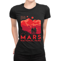 Mars National Park Ladies Fitted T-shirt | Artistshot