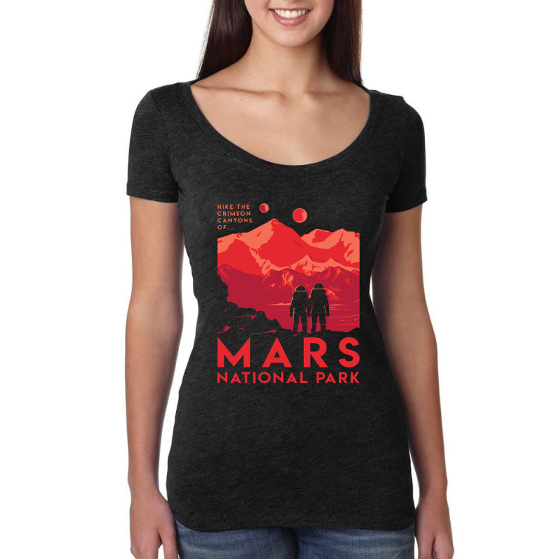 Mars National Park Women's Triblend Scoop T-shirt by Gubraxx | Artistshot