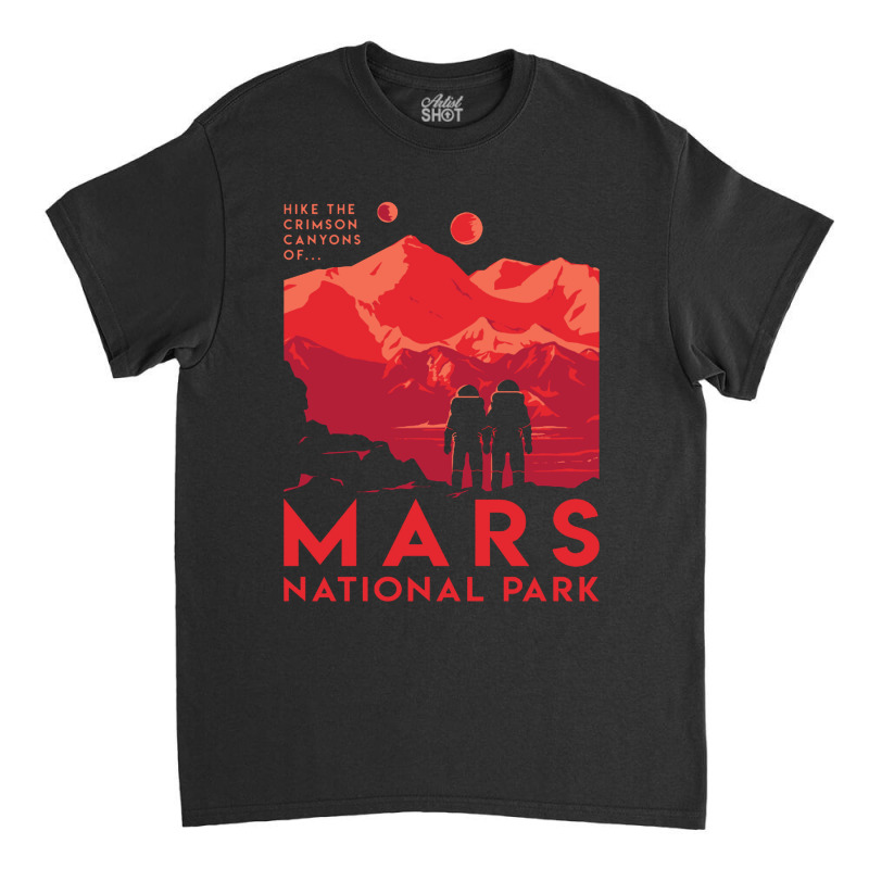 Mars National Park Classic T-shirt by Gubraxx | Artistshot