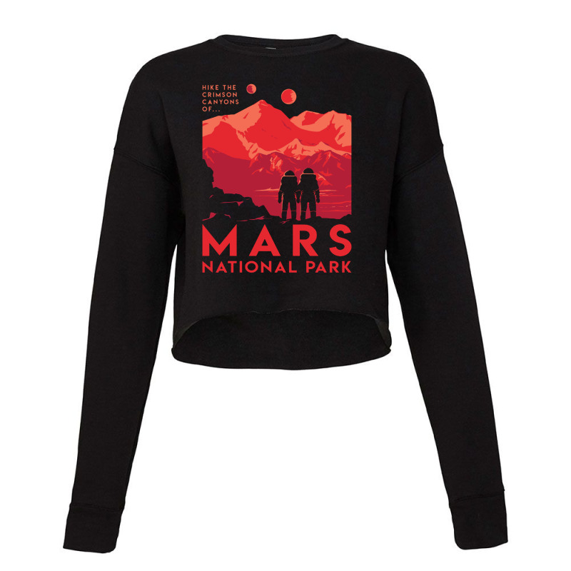 Mars National Park Cropped Sweater by Gubraxx | Artistshot