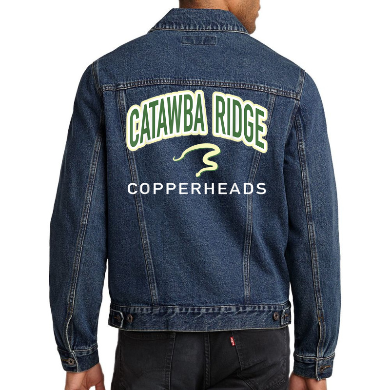 Catawba Ridge High School Copperheads Men Denim Jacket | Artistshot