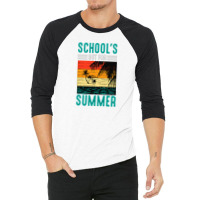 Summer Vibes School Out For Sunset 3/4 Sleeve Shirt | Artistshot