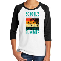 Summer Vibes School Out For Sunset Youth 3/4 Sleeve | Artistshot