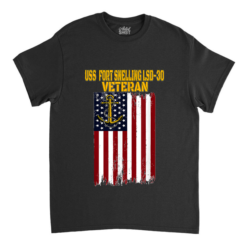 Uss Fort Snelling Lsd 30 Dock Landing Ship Veterans Day Classic T-shirt by AnaMercedesContreras | Artistshot