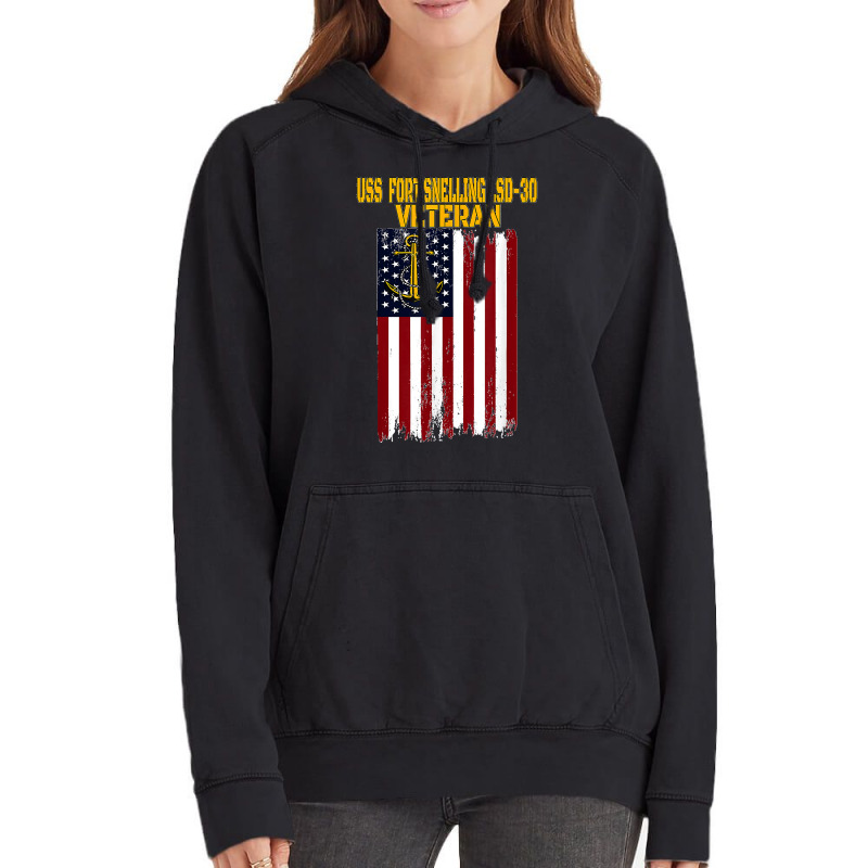 Uss Fort Snelling Lsd 30 Dock Landing Ship Veterans Day Vintage Hoodie by AnaMercedesContreras | Artistshot