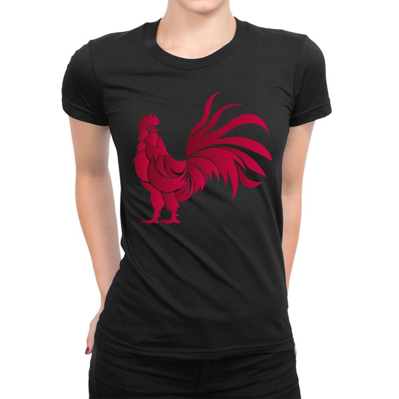 Filipino Gamecock Cockfighting Ladies Fitted T-Shirt by AuturoMedero90 | Artistshot