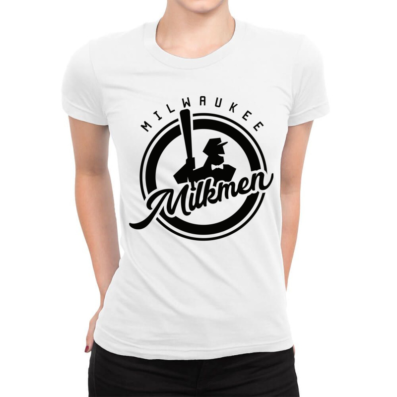 Milwaukee Milkmen Ladies Fitted T-Shirt by PamelaAnnHarris | Artistshot