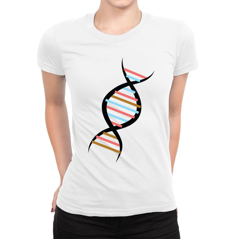 Dna Ladies Fitted T-Shirt by cm-arts | Artistshot