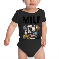 Milf Man I Love Felines Cat Vintage Baby Bodysuit | Artistshot