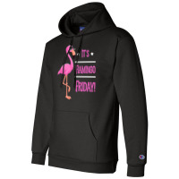 Flamingo It’s Flamingo Friday Birds Wearing Glasses Champion Hoodie | Artistshot