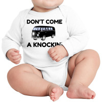 Van Knocking Long Sleeve Baby Bodysuit | Artistshot