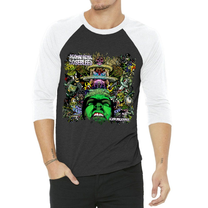 Character Animated Monster Music Mens My Favorite 3/4 Sleeve Shirt by ArtistAlfredo | Artistshot