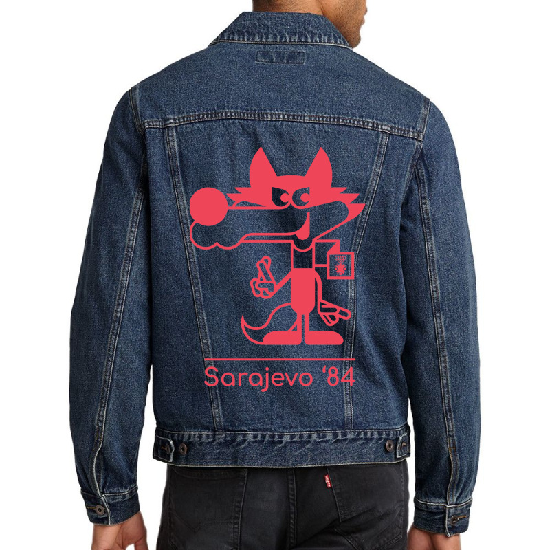 Winter Olympics Sarajevo Men Denim Jacket | Artistshot