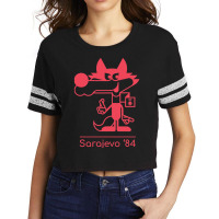 Winter Olympics Sarajevo Scorecard Crop Tee | Artistshot