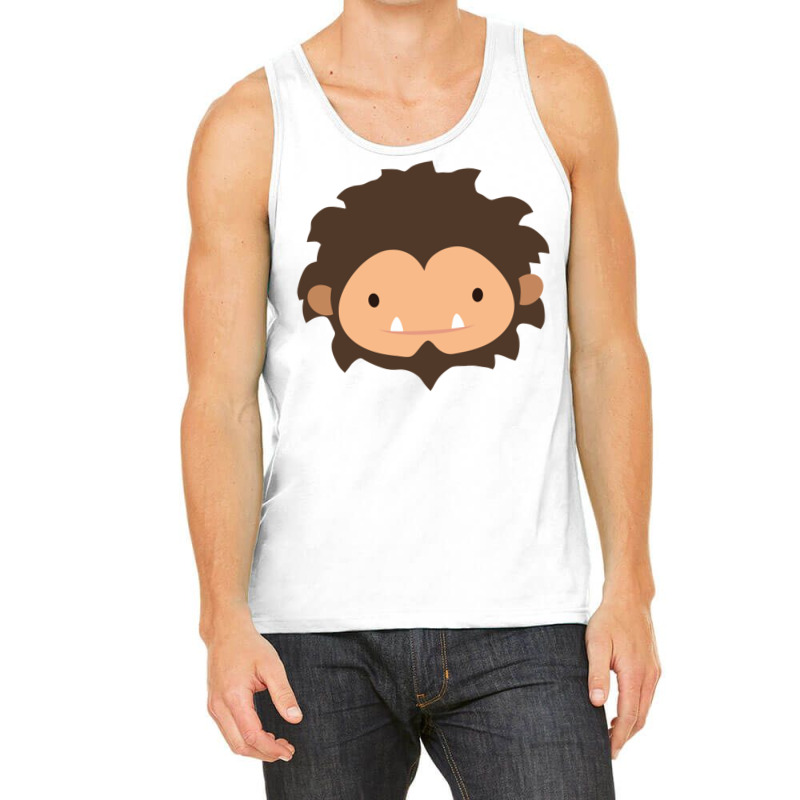 Sneaky Sasquatch Big Head Tank Top by SilviaMartinez | Artistshot