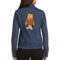 Flinstones Fred And Barney Ladies Denim Jacket | Artistshot