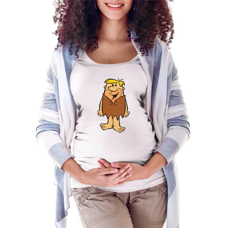 Flinstones Fred And Barney Maternity Scoop Neck T-shirt by haydar | Artistshot