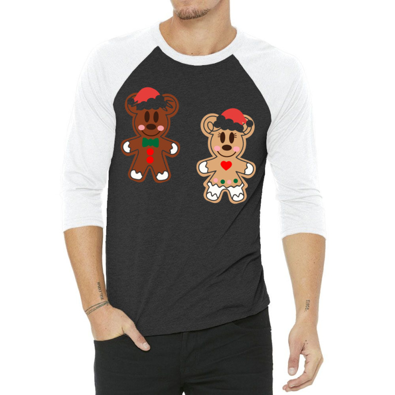 Gingerbread Christmas 3/4 Sleeve Shirt by haydar | Artistshot