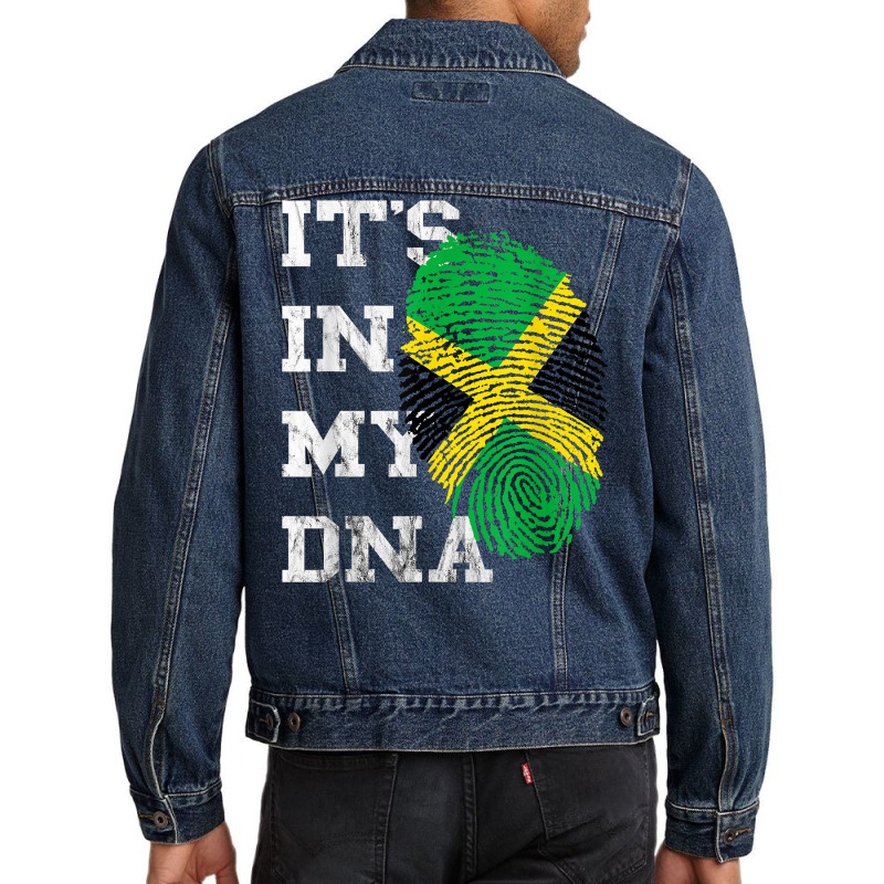 It's In My Dna Jamaica Genetic Jamaican Roots Jamaican Pride T Shirt Men Denim Jacket by nuzhetanopo | Artistshot