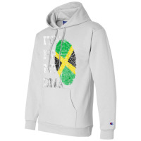 It's In My Dna Jamaica Genetic Jamaican Roots Jamaican Pride T Shirt Champion Hoodie | Artistshot