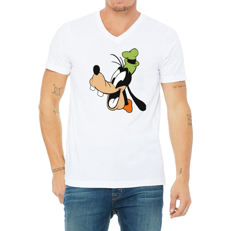 Goofy V-Neck Tee by haydar | Artistshot