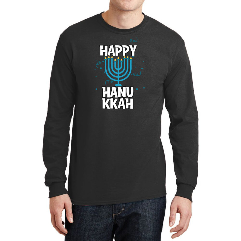 Happy Hanukkah Long Sleeve Shirts by haydar | Artistshot