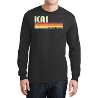 Kai Gift Name Personalized Funny Retro Vintage Birthday Long Sleeve Shirts | Artistshot