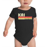 Kai Gift Name Personalized Funny Retro Vintage Birthday Baby Bodysuit | Artistshot