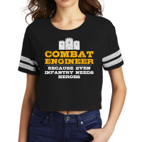 Combat Engineer Engineer Gifts Army Engineering For Fans Scorecard Crop Tee | Artistshot