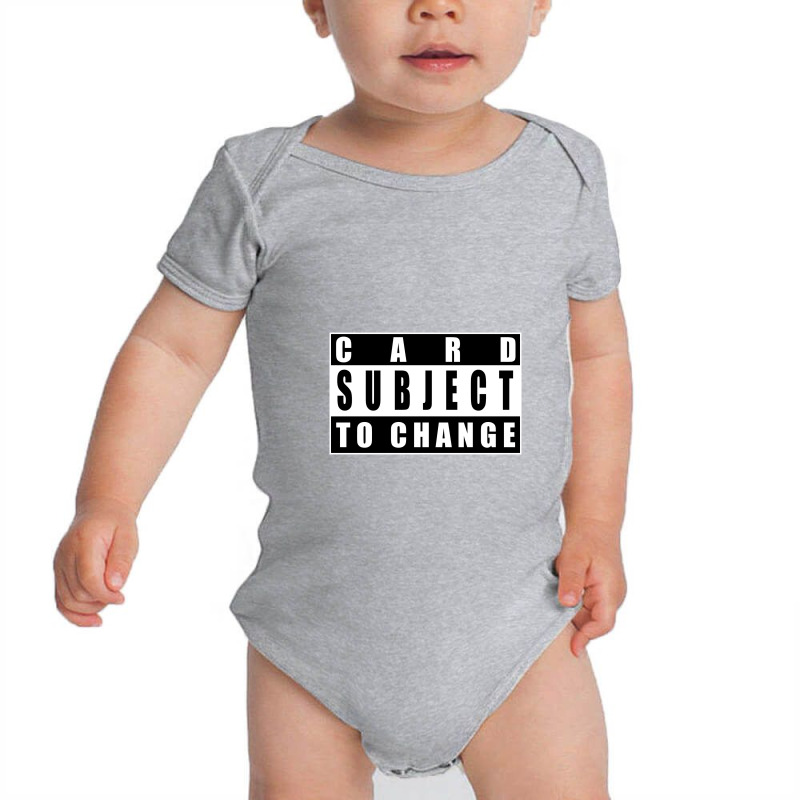 Subject To Change   Wrestling Baby Bodysuit | Artistshot