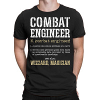 Combat Engineer Funny Engineering Dictionary Term Definition For Fans T-shirt | Artistshot