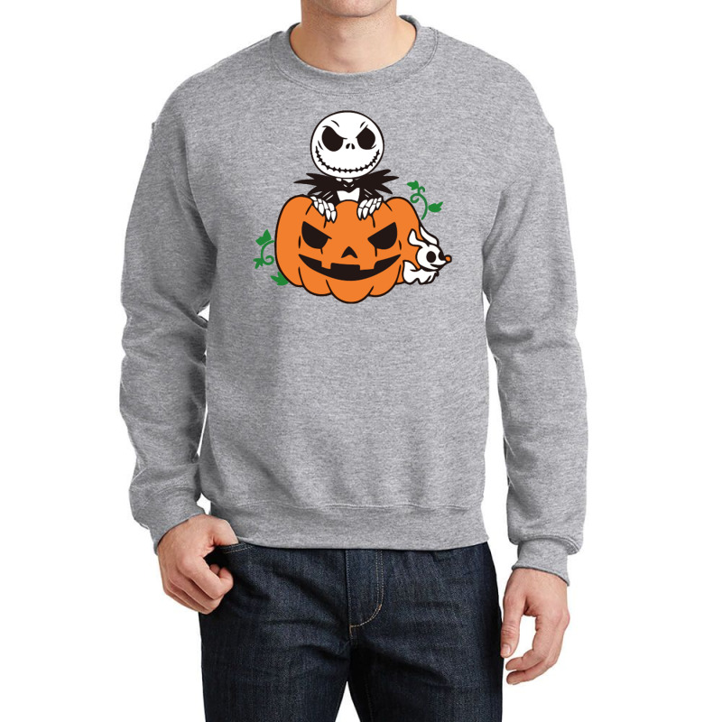 Jack Pumkin Crewneck Sweatshirt by haydar | Artistshot