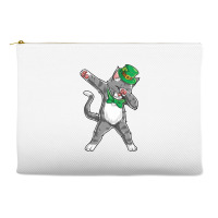 Dabbing Cat St Patricks Day Boys Girls Kids Leprechaun Dab Accessory Pouches | Artistshot