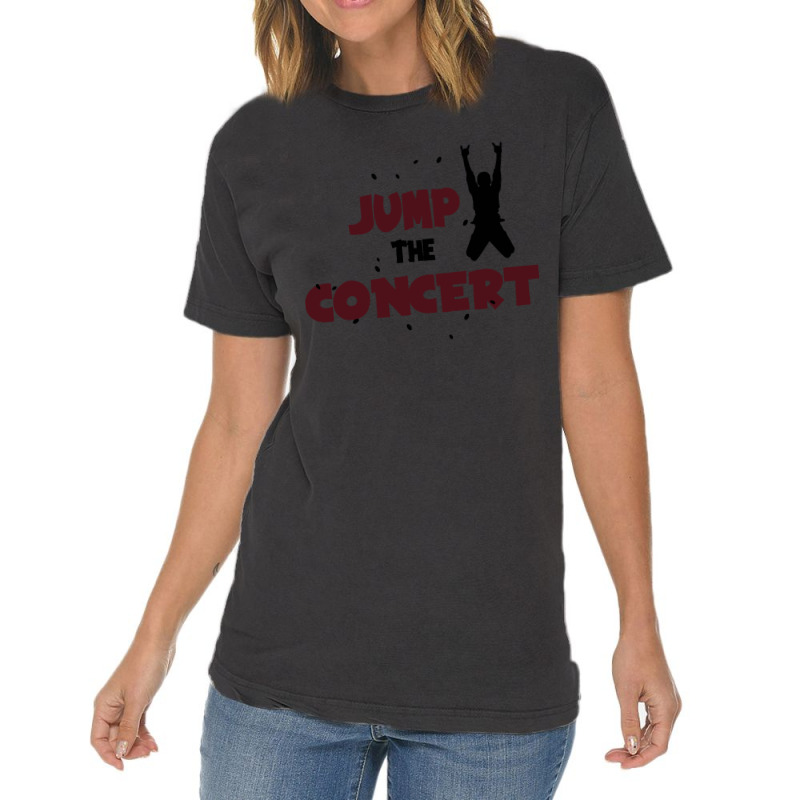 Jump The Concert Vintage T-Shirt by haydar | Artistshot