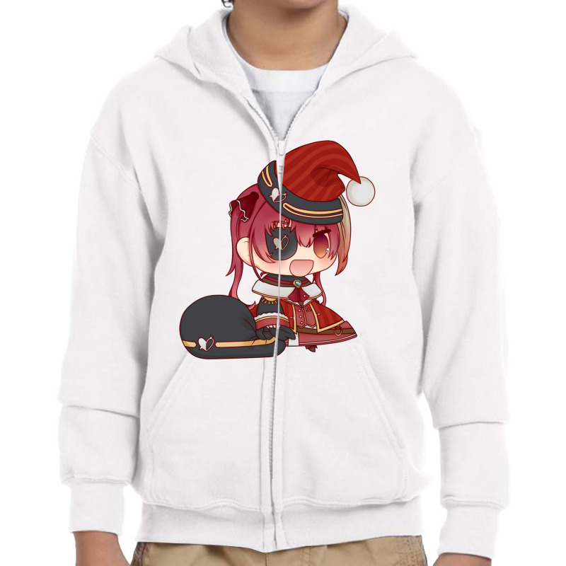 Houshou Marine Youth Zipper Hoodie by Sashalovarian | Artistshot