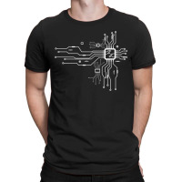 Cpu Heart Chipset Board Electrical Electronic Engineer For Fans T-shirt | Artistshot