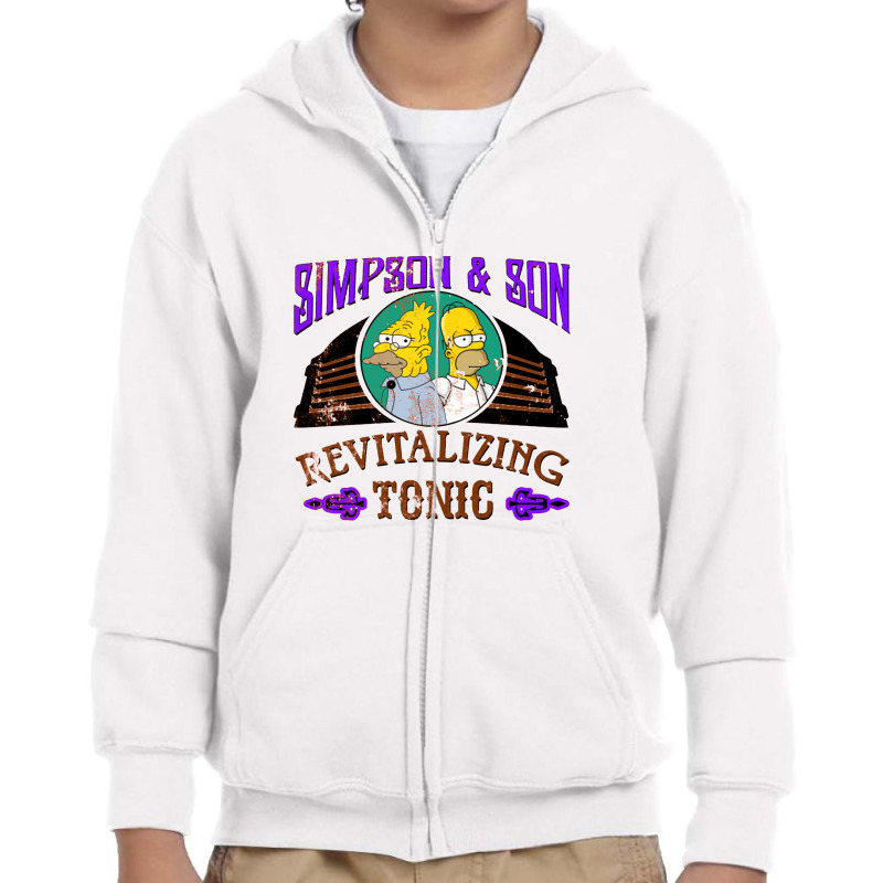 Tonic Simpsons Youth Zipper Hoodie by rogerbohuslav | Artistshot