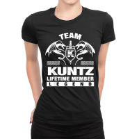 Team Kuntz Lifetime Member Gifts Ladies Fitted T-shirt | Artistshot