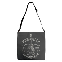 Nashville Music City Usa Vintage Adjustable Strap Totes | Artistshot