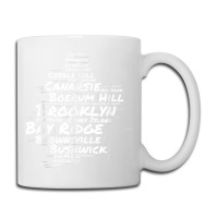 Brooklyn New York Neighborhoods Word Cloud Brooklyn T Shirt Coffee Mug | Artistshot