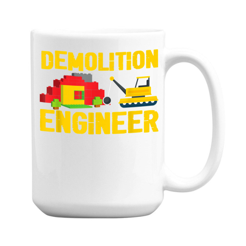 Demolition Engineer Master Builder Building Blocks Bricks For Fans 15 Oz Coffee Mug | Artistshot