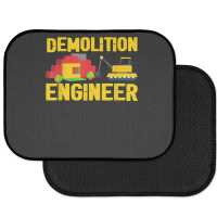 Demolition Engineer Master Builder Building Blocks Bricks For Fans Rear Car Mat | Artistshot