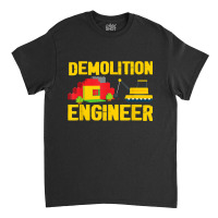 Demolition Engineer Master Builder Building Blocks Bricks For Fans Classic T-shirt | Artistshot