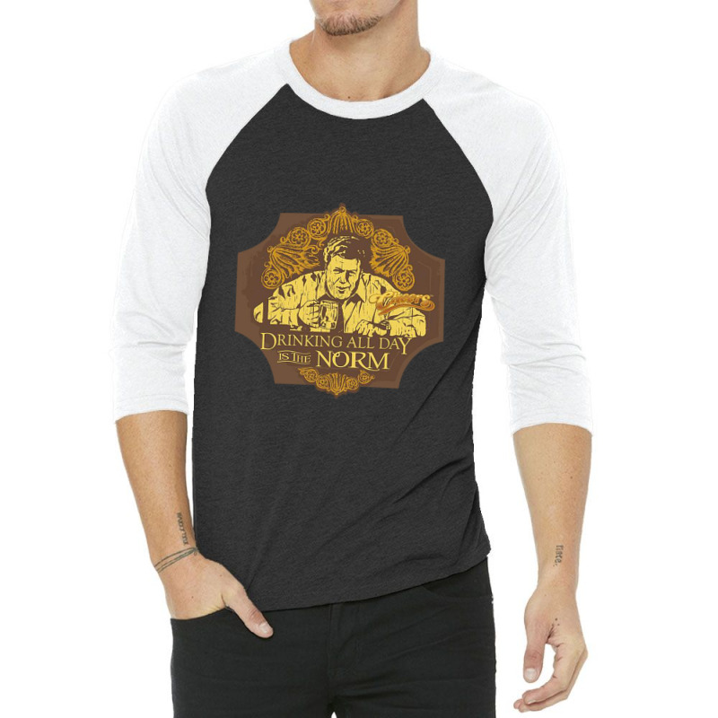 Cheers, The Norm,cheers Classic Tv Tv Show Bar 3/4 Sleeve Shirt | Artistshot