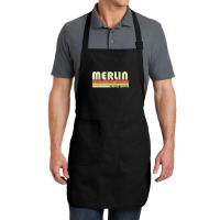 Merlin Gift Name Personalized Funny Retro Vintage Birthday Full-length Apron | Artistshot