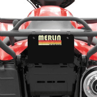 Merlin Gift Name Personalized Funny Retro Vintage Birthday Atv License Plate | Artistshot